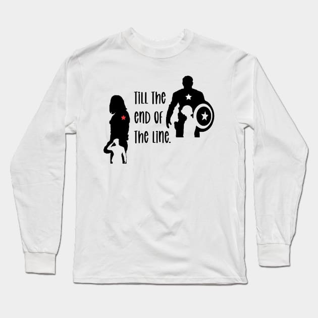 Till the end…. Long Sleeve T-Shirt by Penny Lane Designs Co.